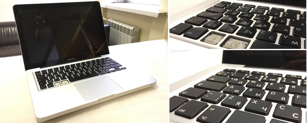Замена клавиатуры Apple macbook pro A1278